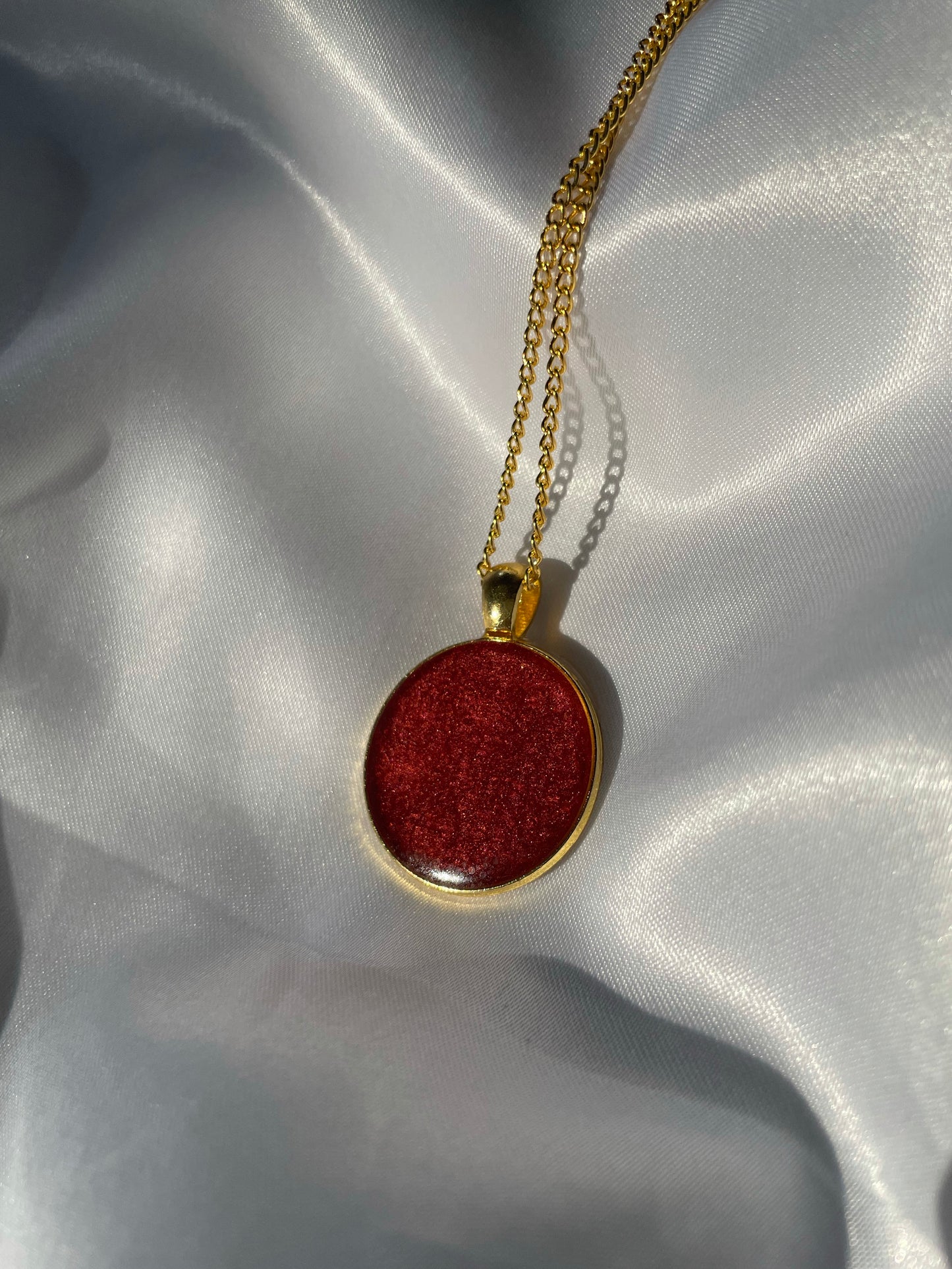 Blood Red Necklace Pendant