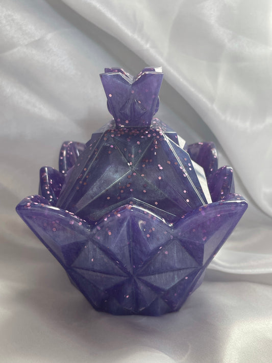 Purple Diamond Trinket Holder