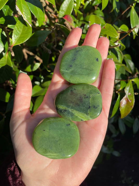 Nephrite Jade Palmstones