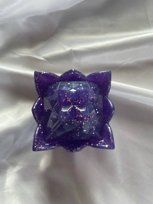 Purple Diamond Trinket Holder