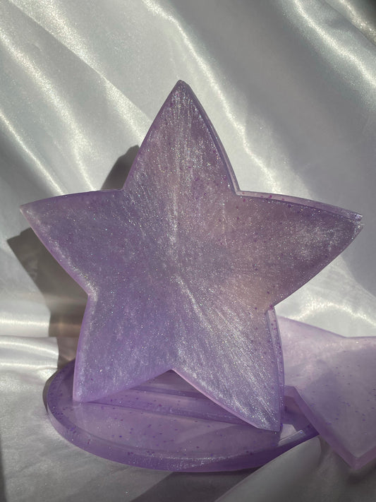 Lilac Star Coasters