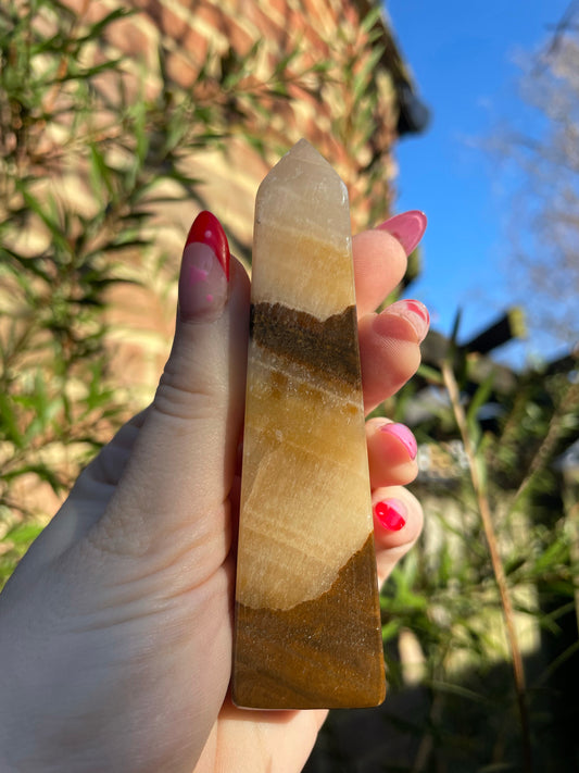 Banded Calcite Tower (24g)