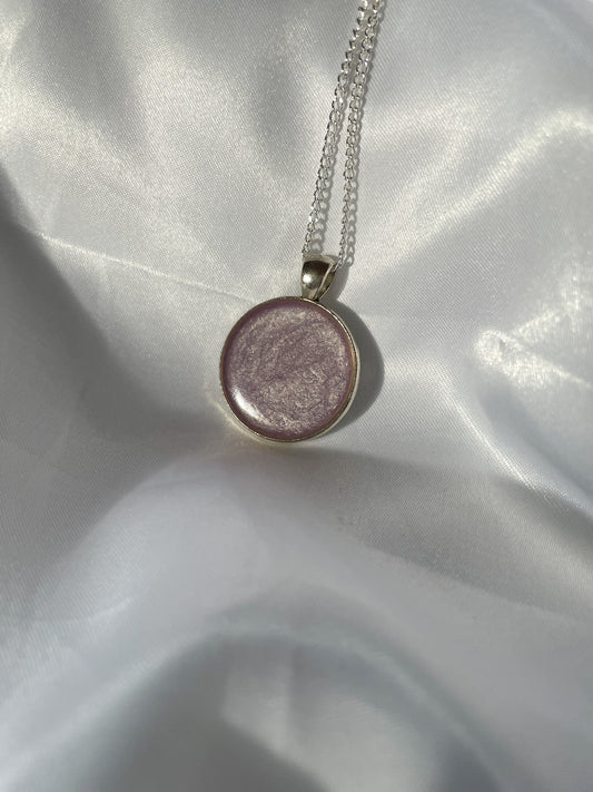 Pastel Purple Necklace Pendant