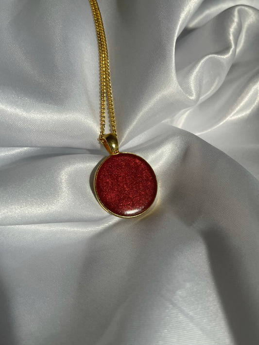 Blood Red Necklace Pendant