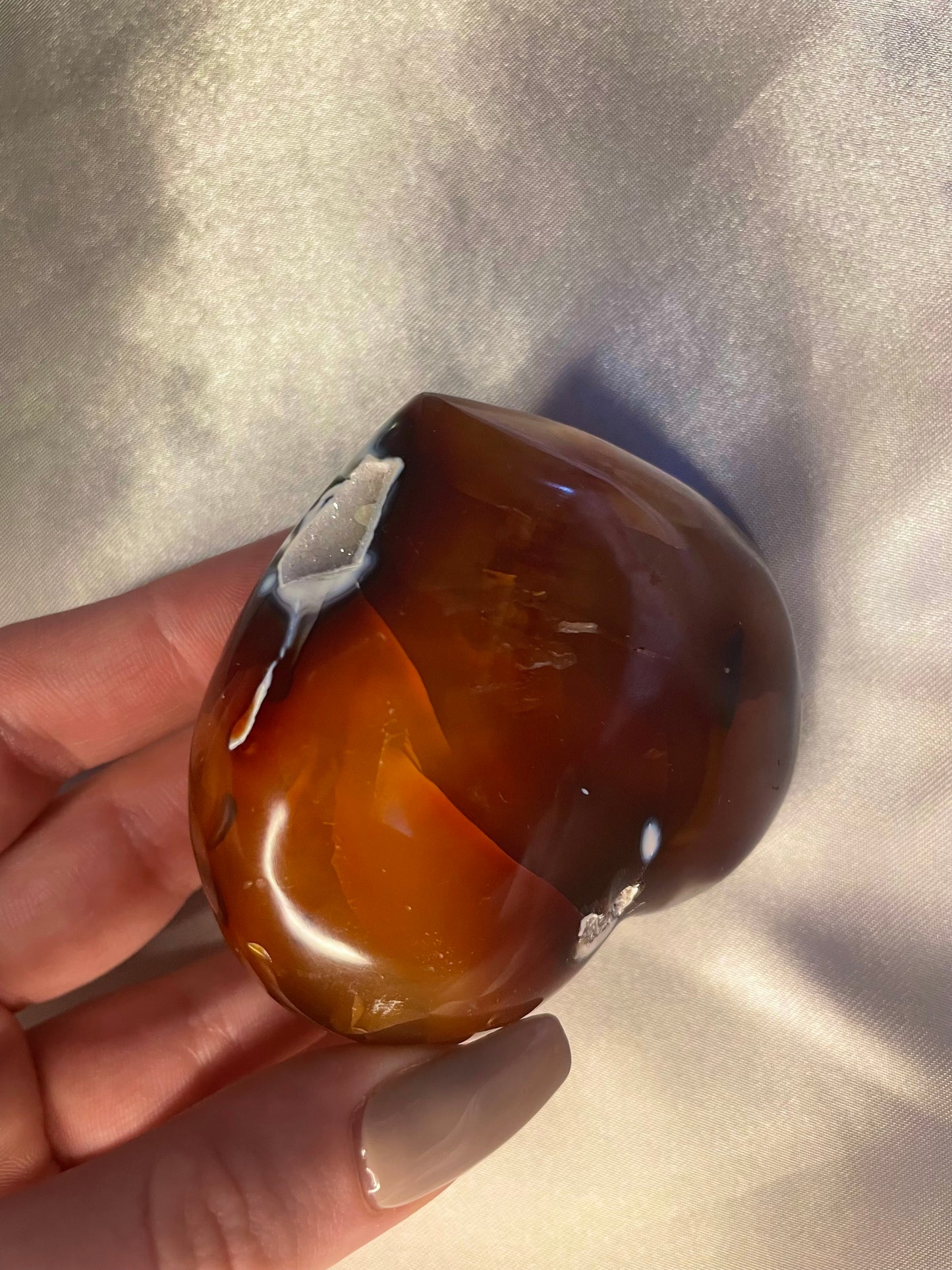 Carnelian Heart C (183g) - 6.5cm