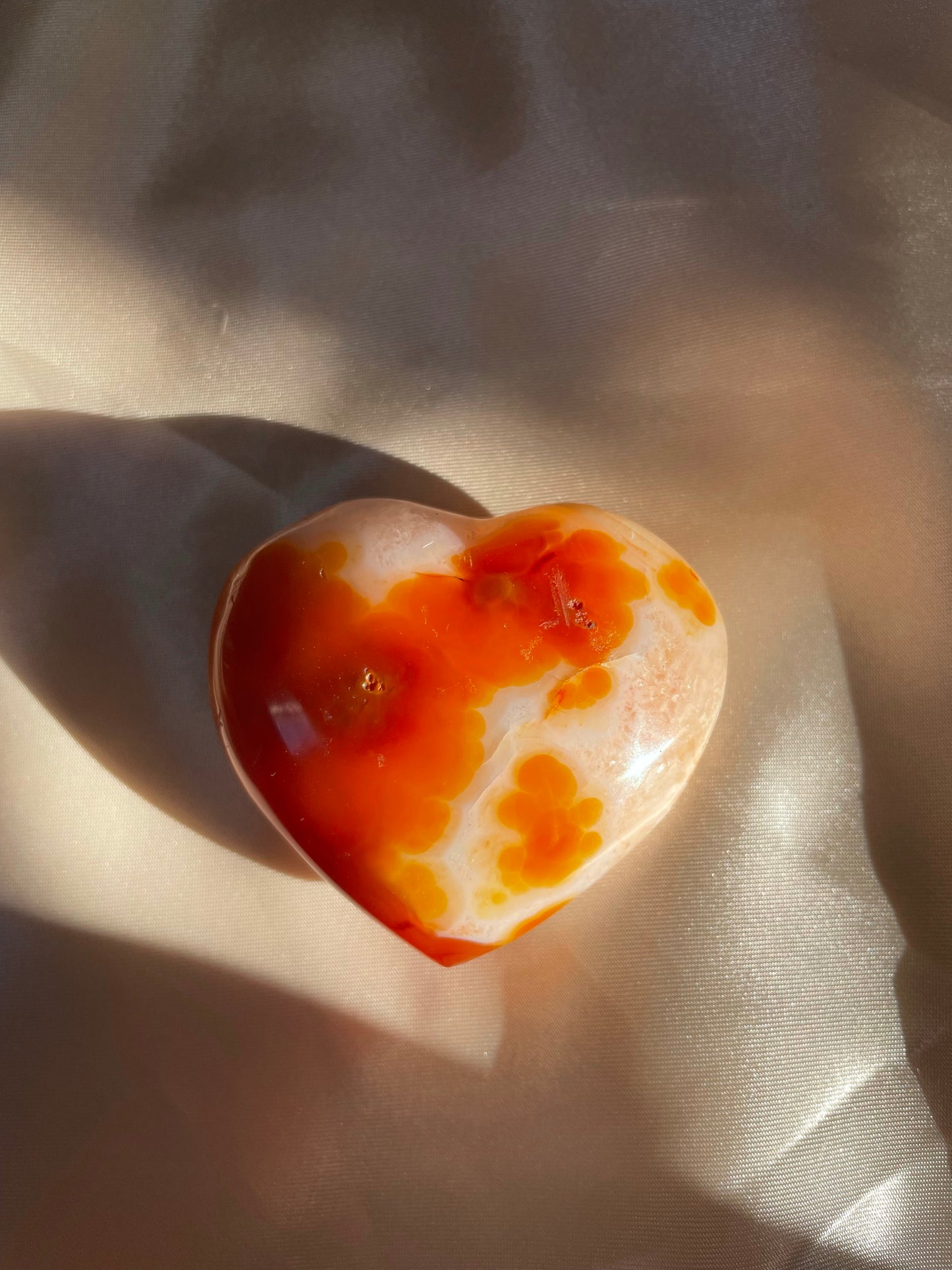 Carnelian Heart A (113g) - 6cm