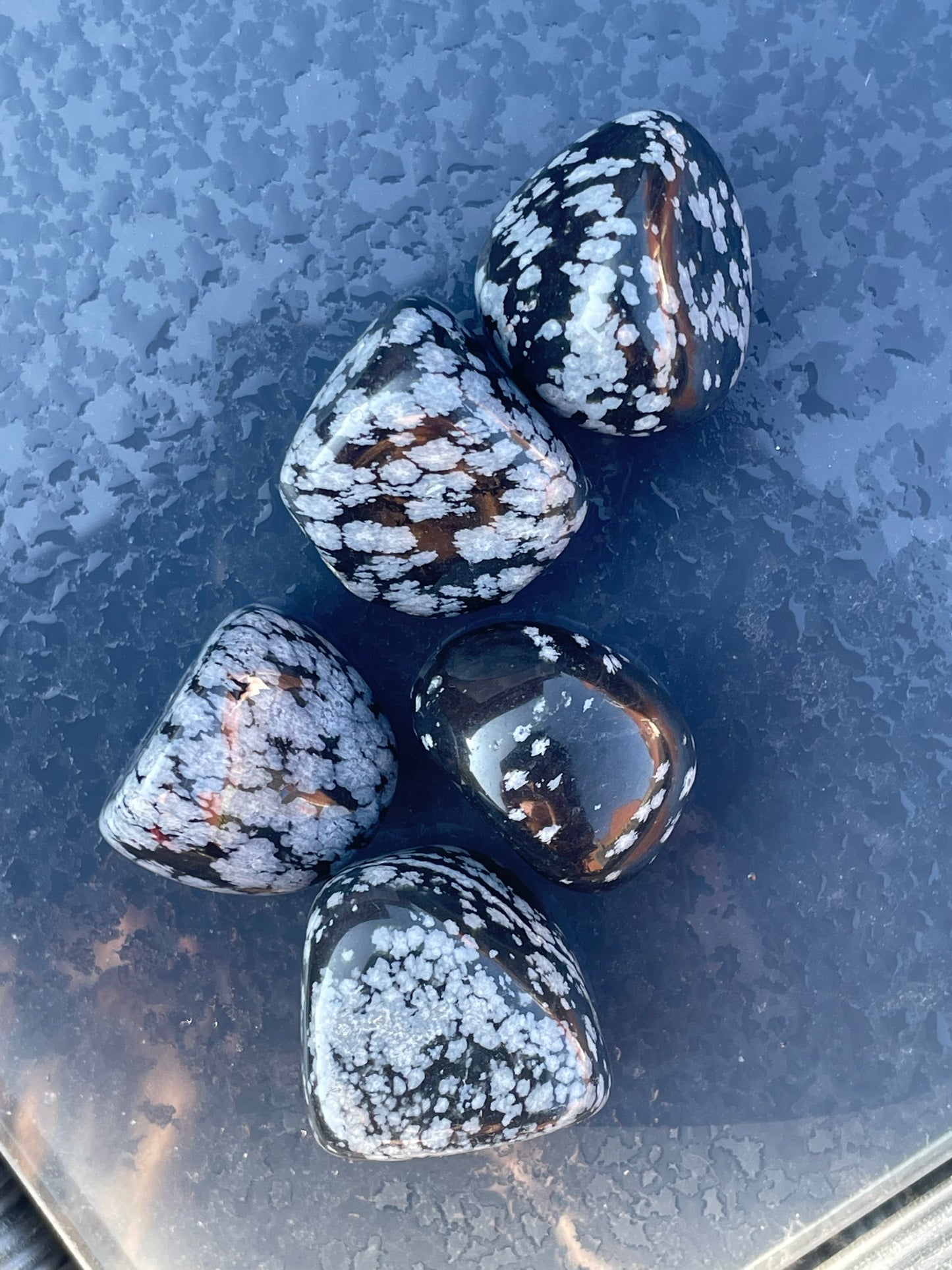 Snowflake Obsidian Tumblestones